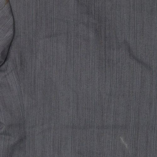 Pierro Cini Mens Grey Wool Jacket Suit Jacket Size 38 Regular