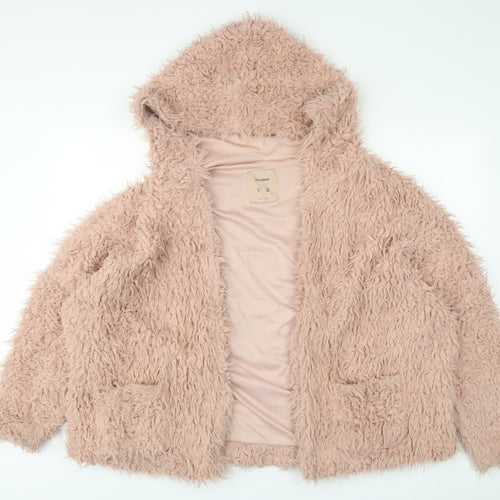 Pull&Bear Womens Pink Jacket Size S - Open