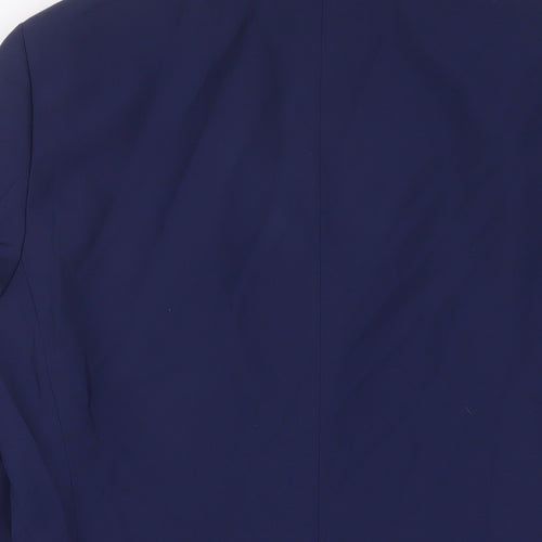 NEXT Mens Blue Polyester Jacket Suit Jacket Size 40 Regular