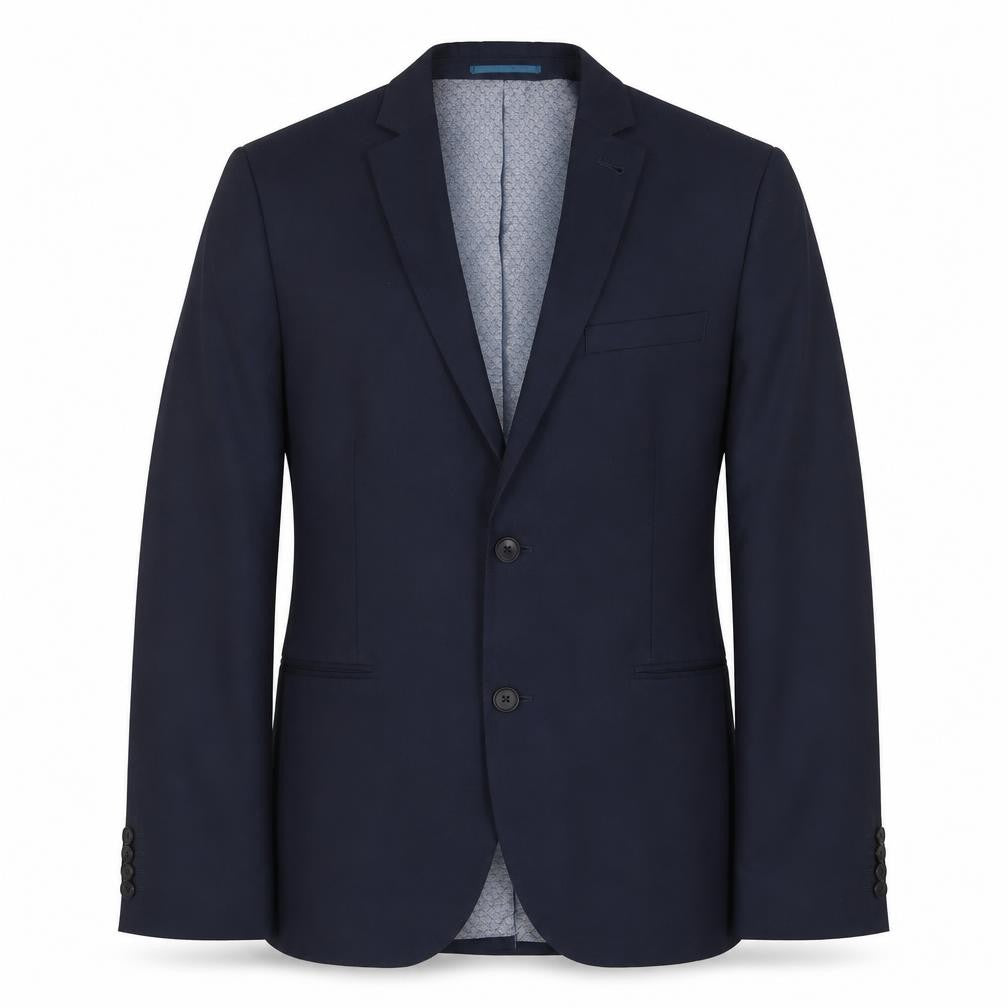 Next Mens Blue Polyester Jacket Suit Jacket Size 40 Regular