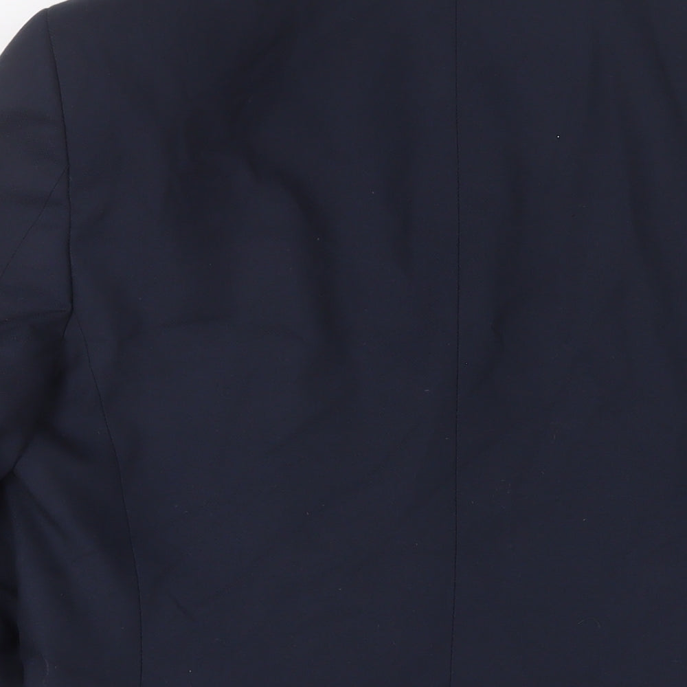 NEXT Mens Blue Polyester Jacket Suit Jacket Size 40 Regular