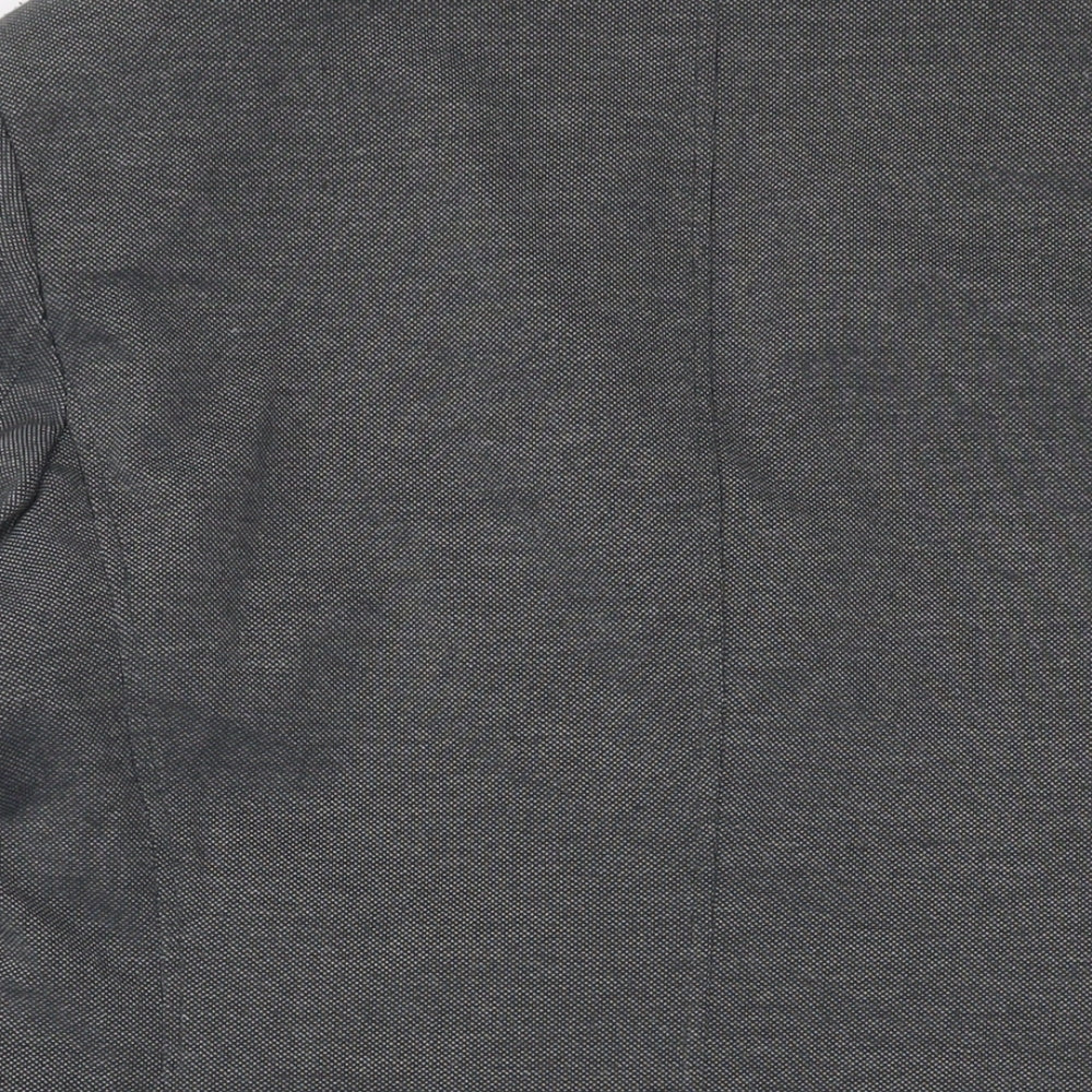 JACK & JONES Mens Grey Polyester Jacket Suit Jacket Size 46 Regular