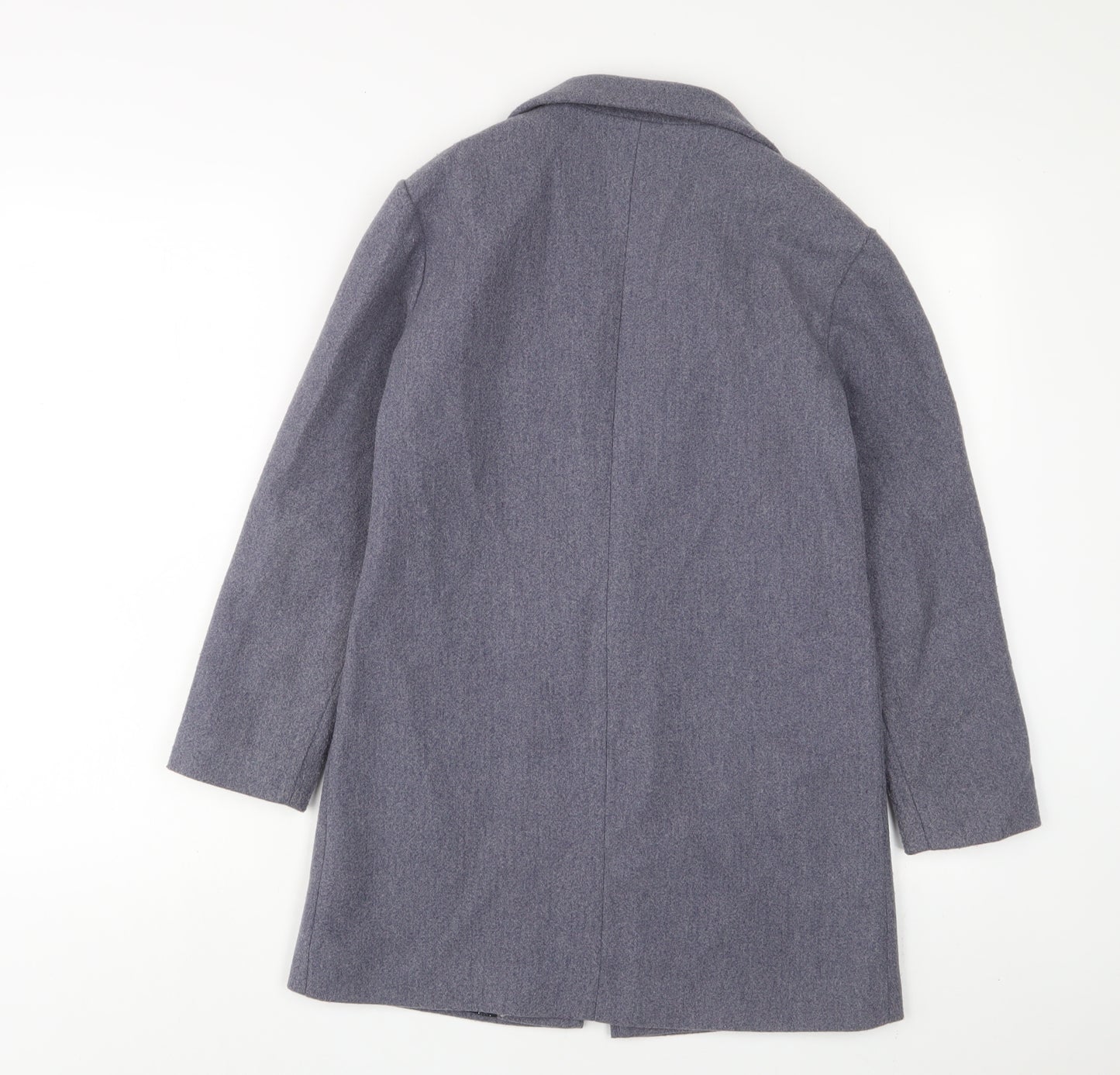 NEXT Girls Blue Overcoat Coat Size 11 Years Button