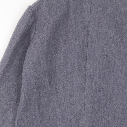 NEXT Girls Blue Overcoat Coat Size 11 Years Button