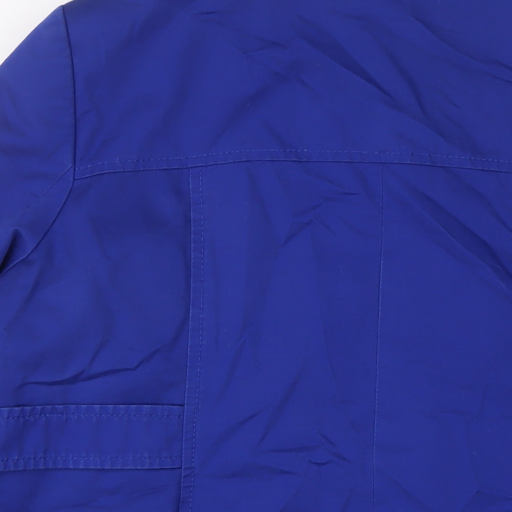 Marks and Spencer Womens Blue Jacket Size 22 Button
