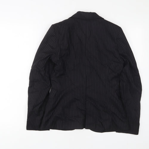 Austin Reed Womens Black Jacket Blazer Size 8 Button