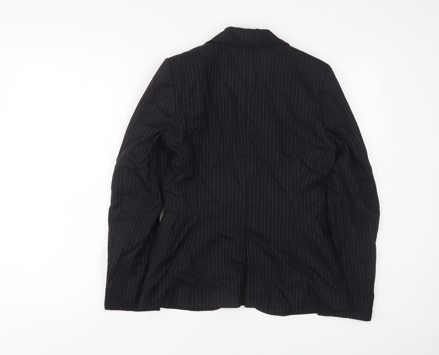 Austin Reed Womens Black Jacket Blazer Size 8 Button