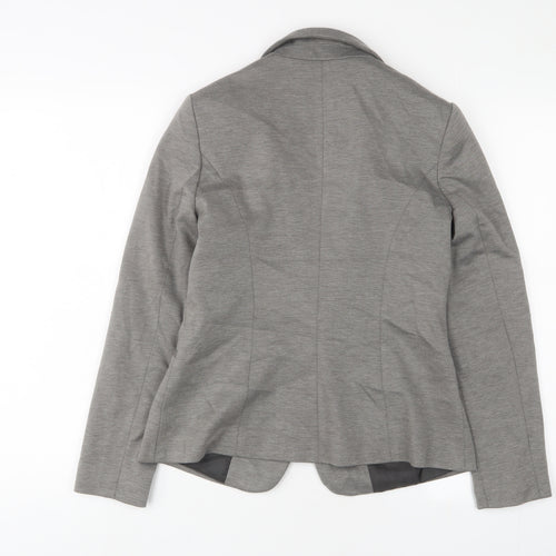 Dorothy Perkins Womens Grey Jacket Blazer Size 8 Button