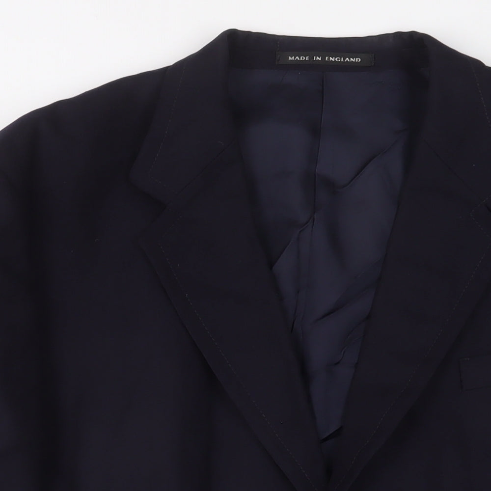 Paul Smith Mens Blue Wool Jacket Suit Jacket Size 44 Regular