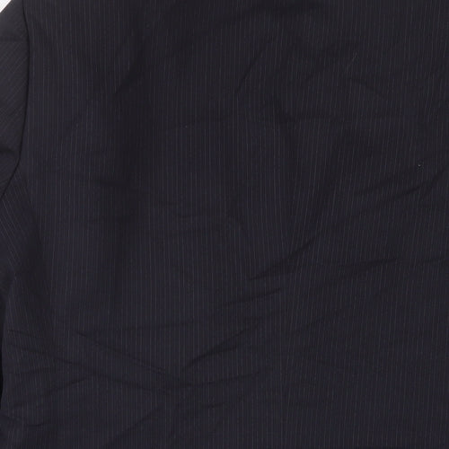 NEXT Mens Black Polyester Jacket Suit Jacket Size 40 Regular