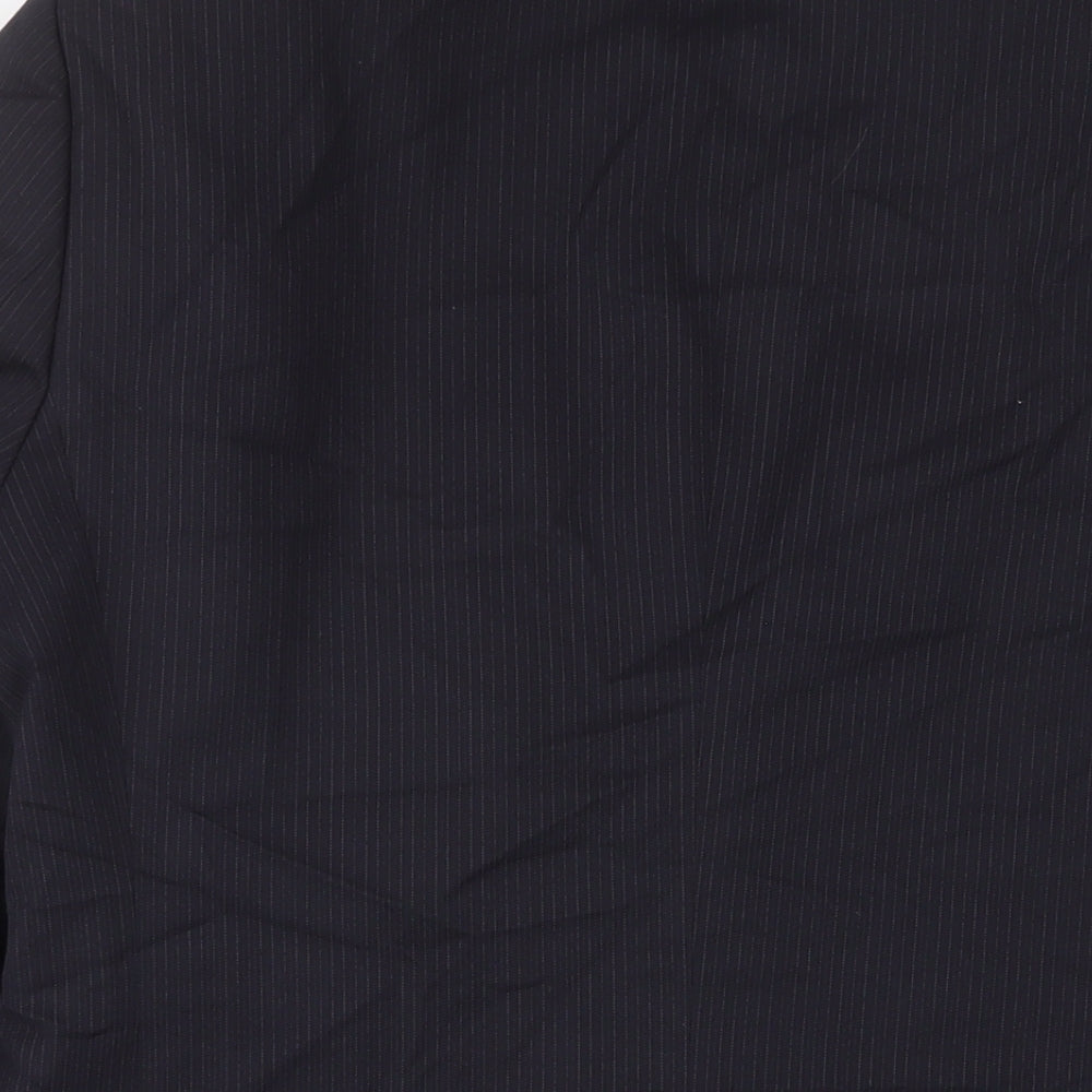 NEXT Mens Black Polyester Jacket Suit Jacket Size 40 Regular