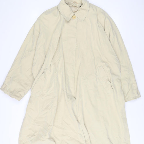 Marella Womens Beige Jacket Size 12 Button