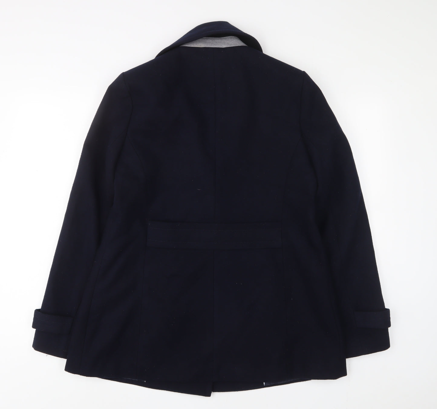 Debenhams Womens Blue Jacket Size 14 Button