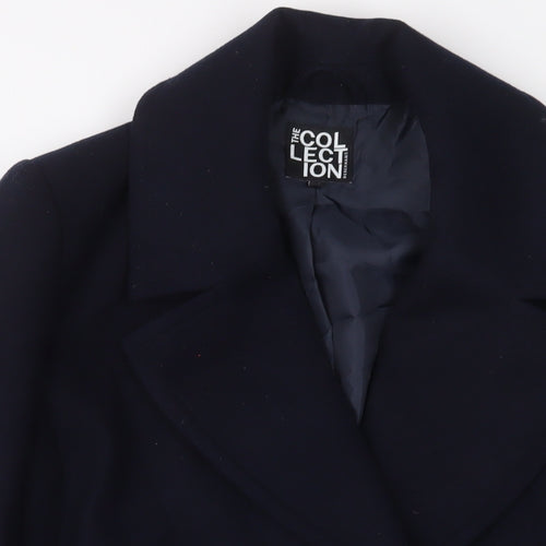 Debenhams Womens Blue Jacket Size 14 Button
