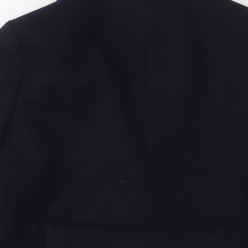 Debenhams Womens Blue Jacket Size 14 Button