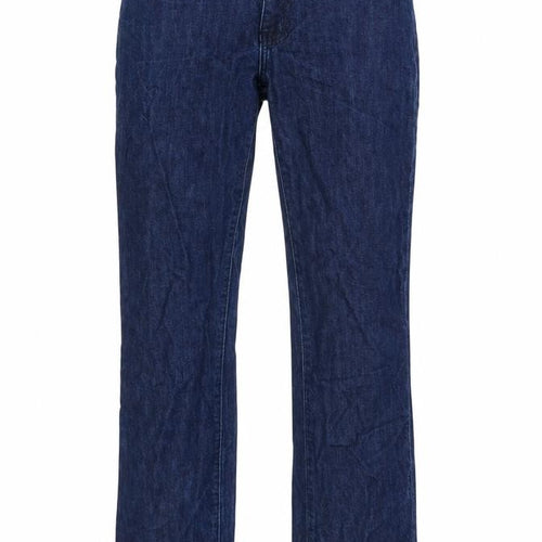 Current/Elliott Womens Blue Cotton Blend Straight Jeans Size 28 in L33 in Regular Zip