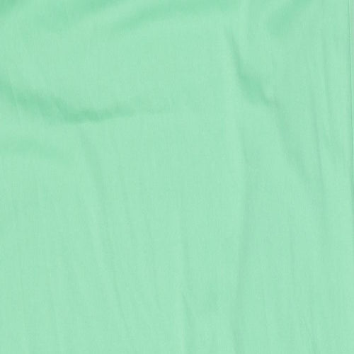 Marks and Spencer Womens Green Polyester Maxi Size 12 Square Neck Pullover