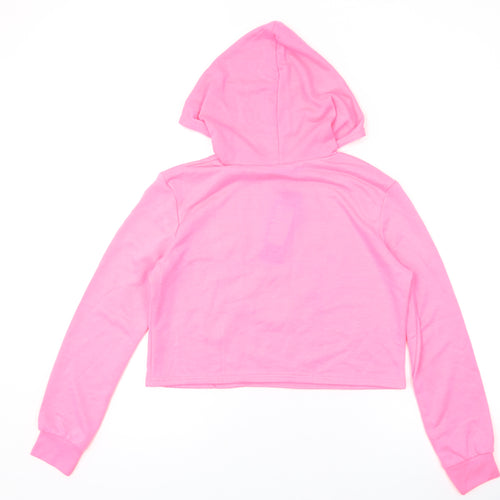 Stylewise Girls Pink Polyester Pullover Hoodie Size S Pullover