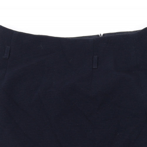Gerry Weber Womens Blue Polyester Straight & Pencil Skirt Size 14 Zip