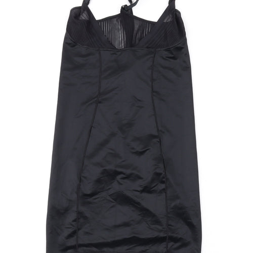 Marks and Spencer Womens Black Polyamide Bodycon Size 12 V-Neck Pullover