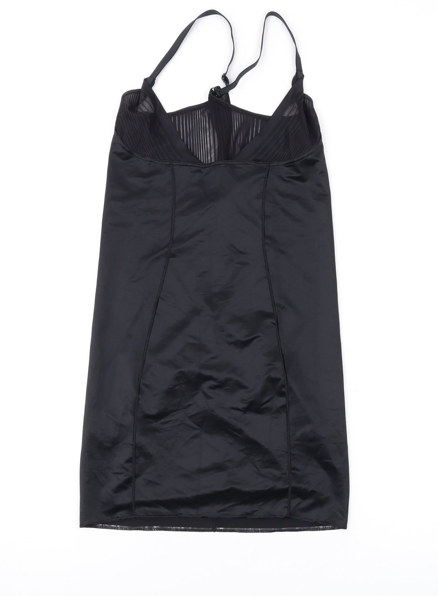 Marks and Spencer Womens Black Polyamide Bodycon Size 12 V-Neck Pullover