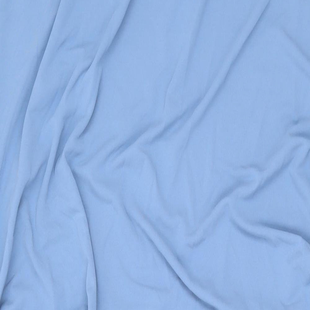 Marks and Spencer Womens Blue Polyester Maxi Size 20 Boat Neck Pullover