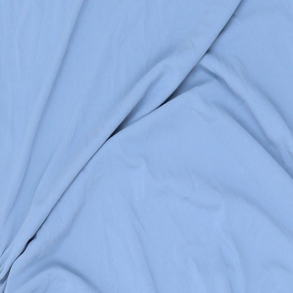 Marks and Spencer Womens Blue Polyester Maxi Size 20 Boat Neck Pullover