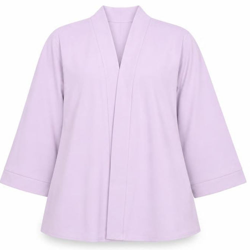 Nicole Womens Purple V-Neck Polyester Cardigan Jumper Size M