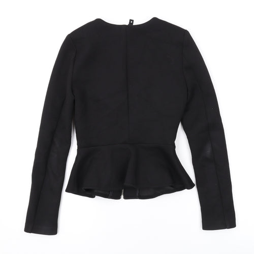 Divided by H&M Womens Black Jacket Size 8 Zip