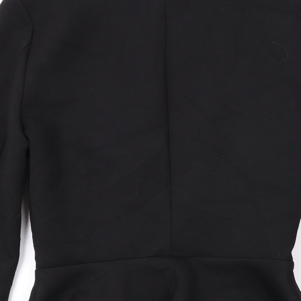Divided by H&M Womens Black Jacket Size 8 Zip