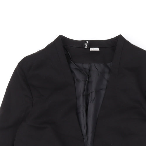 Divided by H&M Womens Black Jacket Blazer Size 8