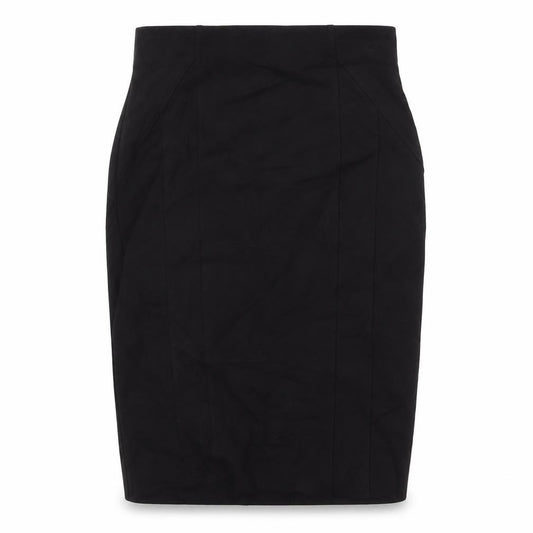 Front view of Principles women’s black viscose straight & pencil skirt, size UK 10