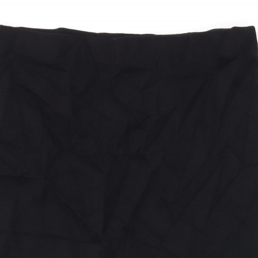 River Island Womens Black Viscose Bandage Skirt Size 14