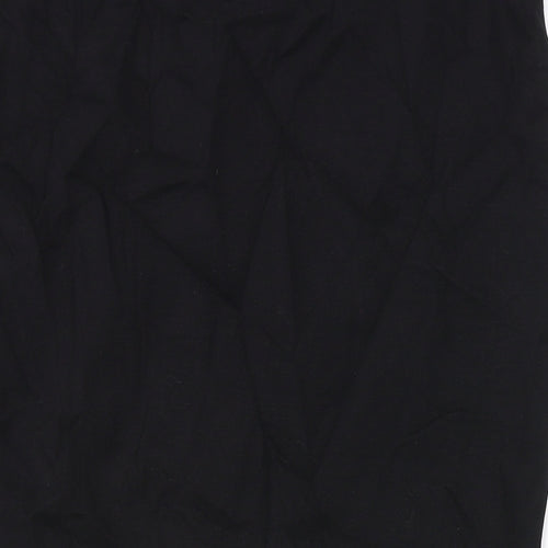River Island Womens Black Viscose Bandage Skirt Size 14
