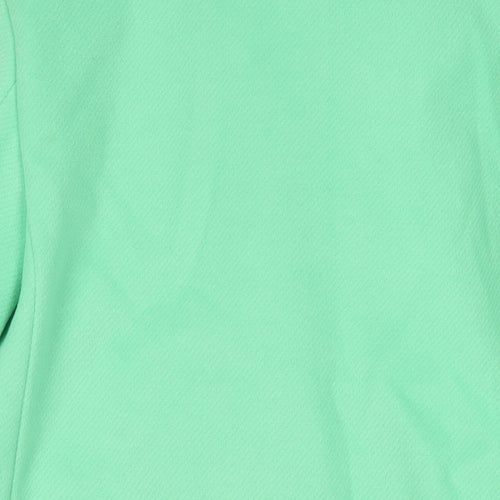 Marks and Spencer Womens Green Parka Coat Size 10 Button