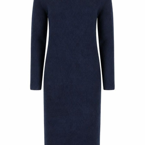 Marks and Spencer Womens Blue Polyester Jumper Dress Size XS Round Neck Pullover