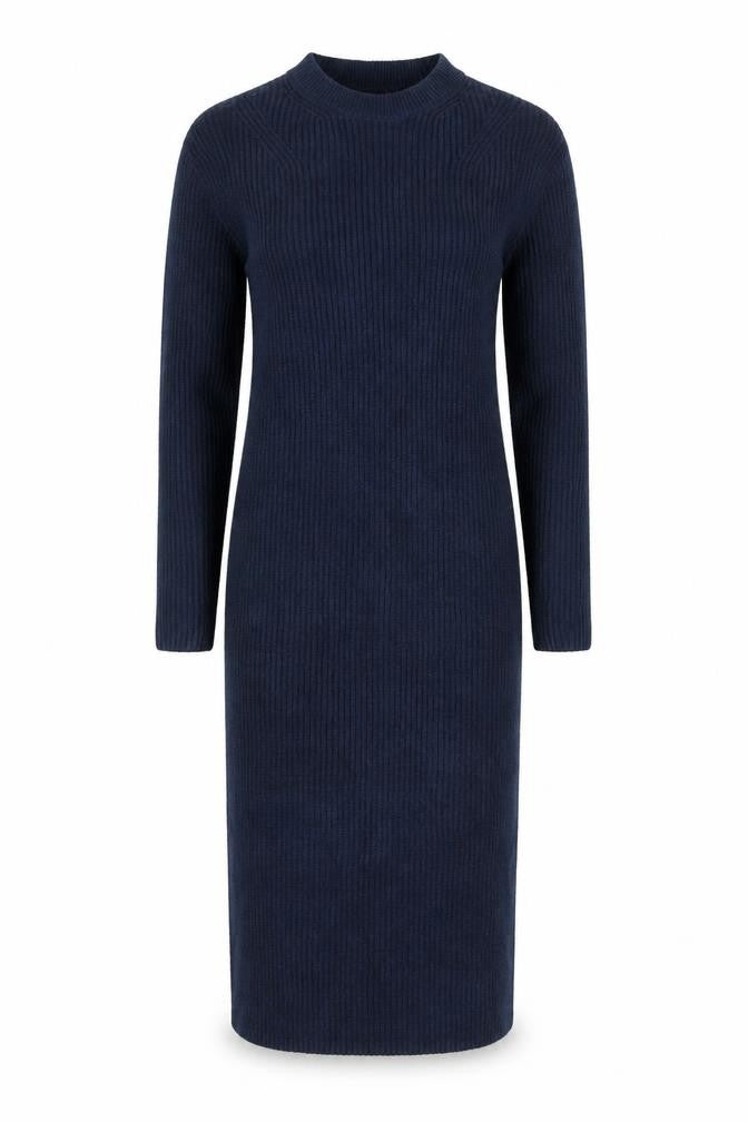Marks and Spencer Womens Blue Polyester Jumper Dress Size XS Round Neck Pullover