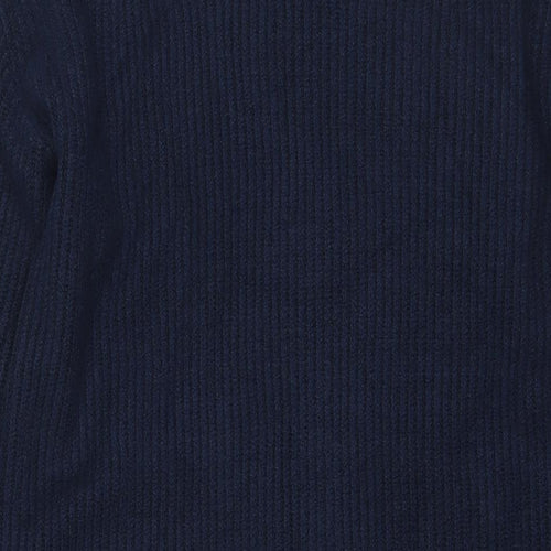 Marks and Spencer Womens Blue Polyester Jumper Dress Size M Round Neck Pullover