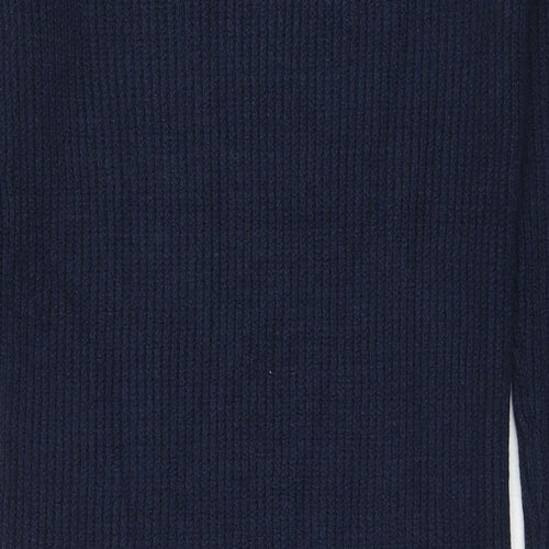 Marks and Spencer Womens Blue Polyester Jumper Dress Size M Round Neck Pullover