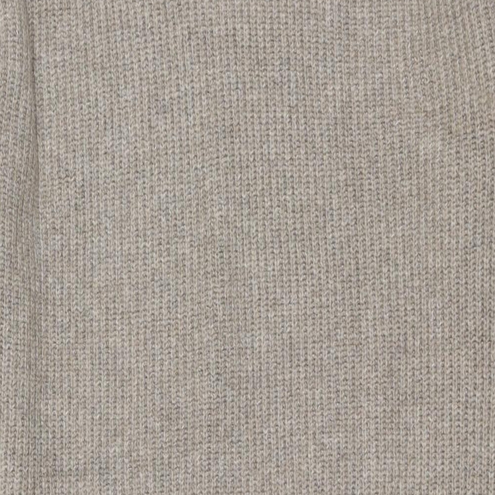 Marks and Spencer Womens Beige Polyester Jumper Dress Size M Round Neck Pullover