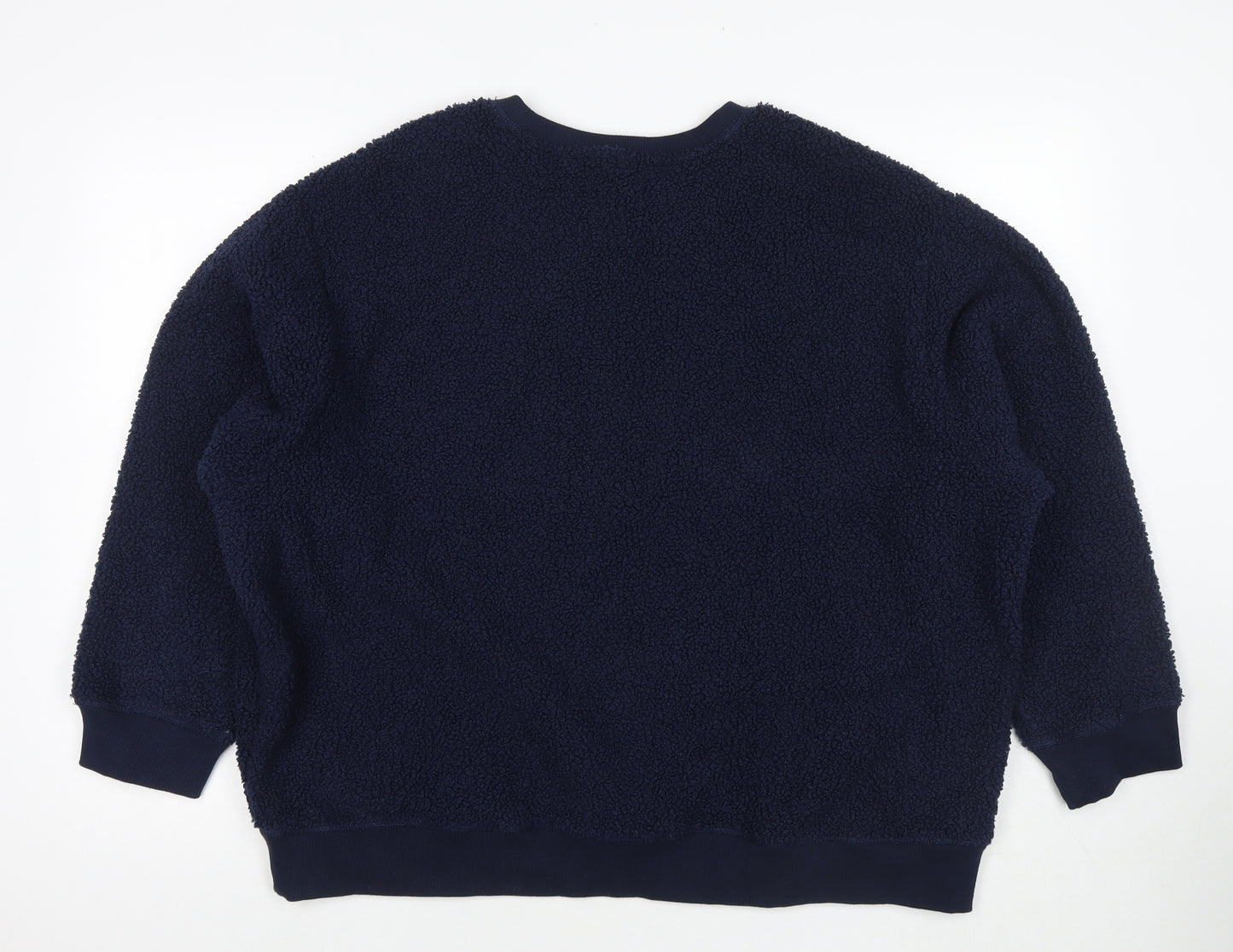 Marks and Spencer Womens Blue Polyester Pullover Sweatshirt Size XL Pullover