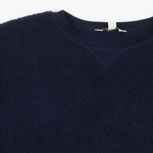 Marks and Spencer Womens Blue Polyester Pullover Sweatshirt Size XL Pullover
