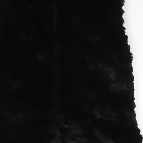 Internacionale Womens Black Gilet Waistcoat Size M Hook & Eye