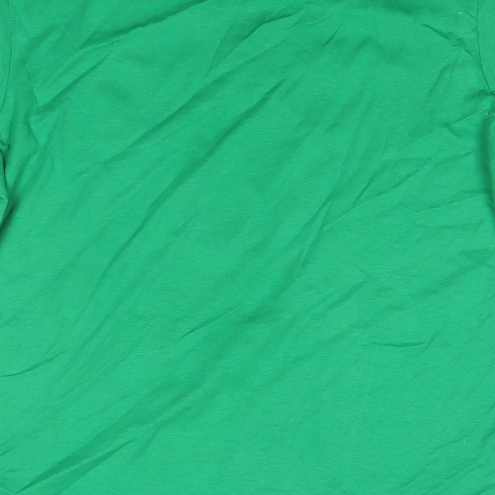 The Grinch Boys Green Cotton Basic T-Shirt Size 13-14 Years Round Neck Pullover - Merry Christmas Grinch