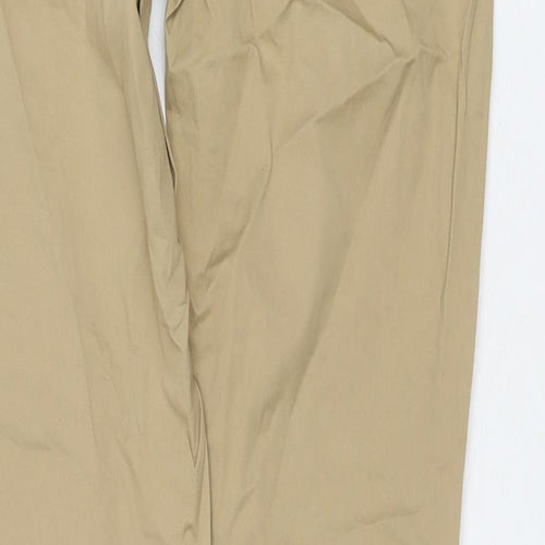 Gap Womens Beige Cotton Trousers Size 8 L31 in Regular Zip