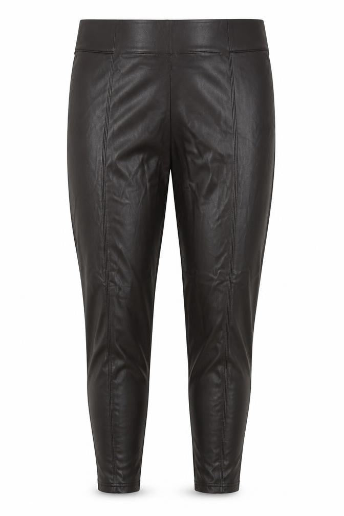 Marks and Spencer Womens Brown Polyester Pedal Pusher Trousers Size 18 L26 in Regular