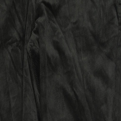 Marks and Spencer Mens Green Cotton Trousers Size 44 in L33 in Regular Zip