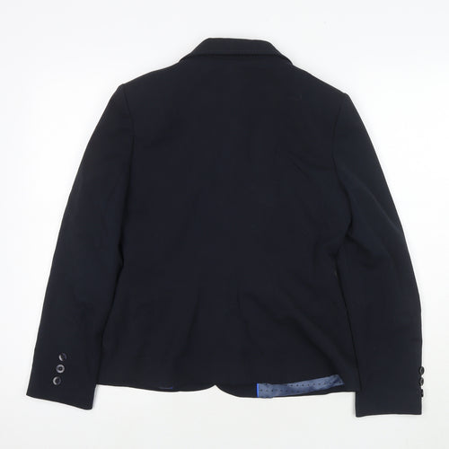 Autograph Womens Blue Jacket Blazer Size 10 Button