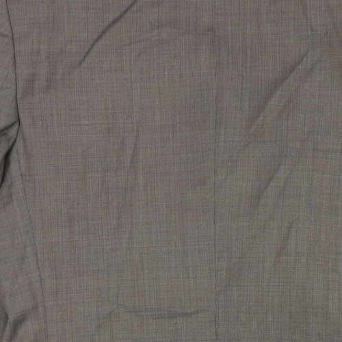 Marks and Spencer Mens Beige Polyester Jacket Suit Jacket Size 40 Regular