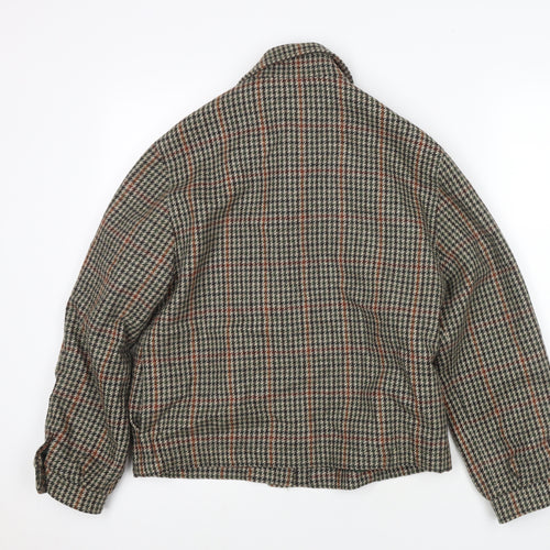Viyella Womens Beige Herringbone Jacket Size 10 Button